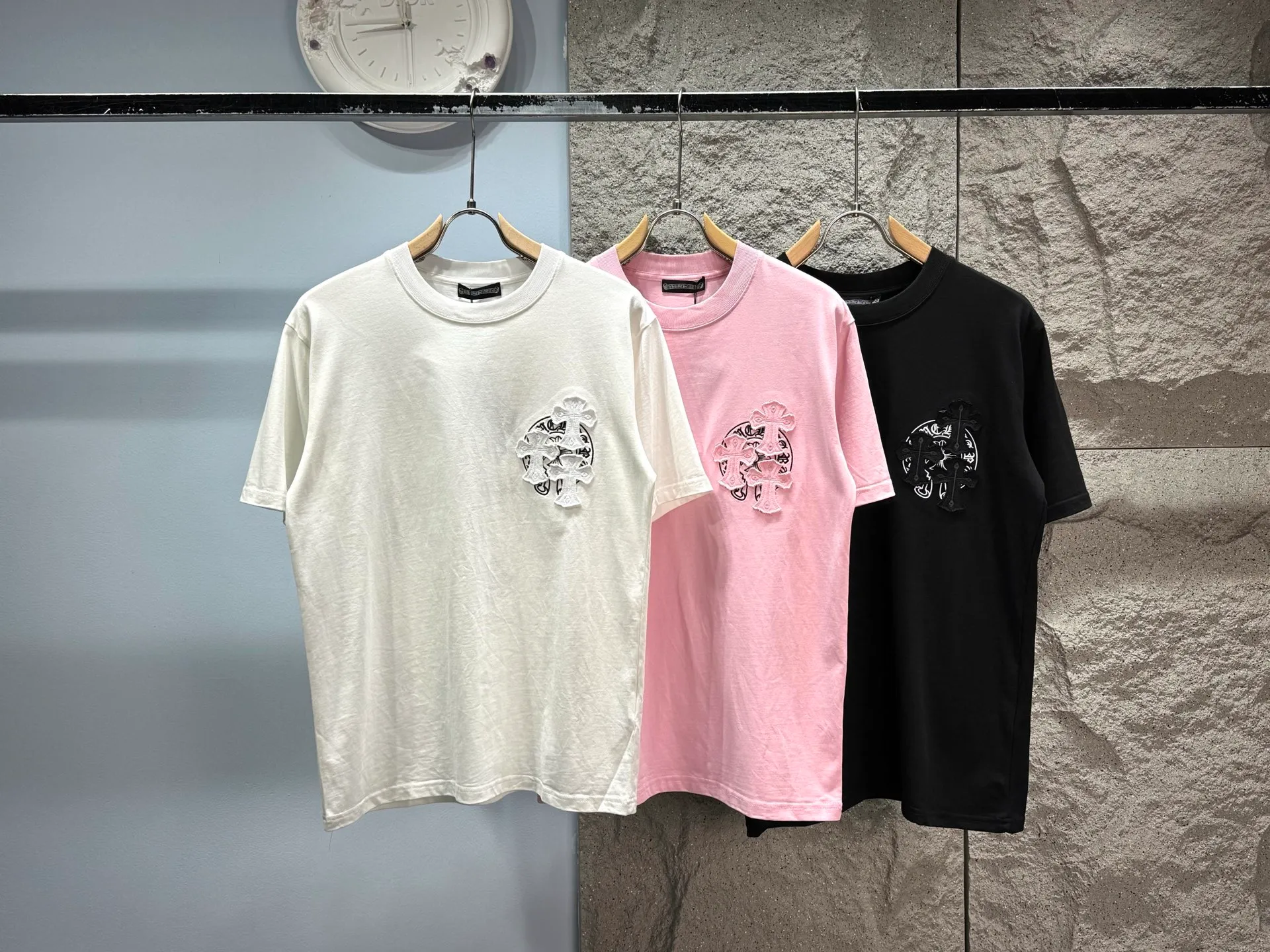 White Pink Black